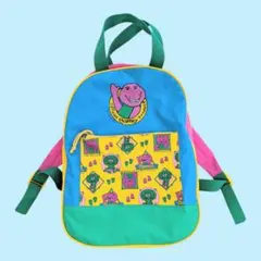 vintage 1992 Barney nylon backpack
