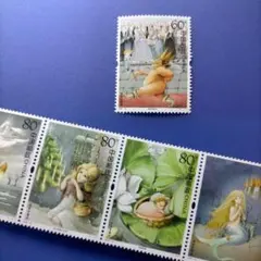 4921 外国切手 中国切手 2005年 アンデルセン童話 人魚姫 裸の王様等