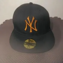 New Era 59FIFTY ブラックキャップ 7 3/8