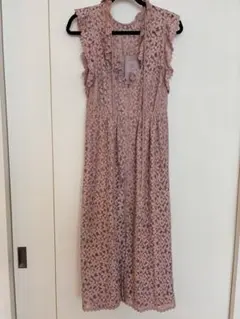 【kate spade】ピンクレース・ノースリーブワンピース