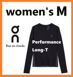 On オン Performance Long-T レディース Mサイズ ブラック