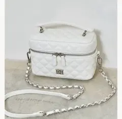 Darich キルティングショルダーミニバッグ WHT