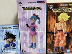 一番くじドラゴンボール A B C賞セット 悟空 ブルマ MASTERLISE