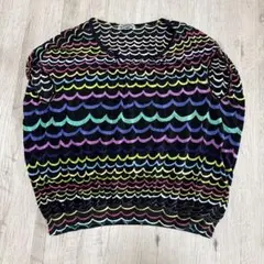 TSUMORI CHISATO マルチカラーボーダーコクーントップスのサムネイル