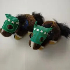 トロットサンダー馬ぬいぐるみ2体