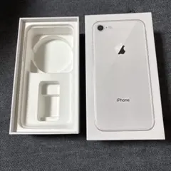 iPhone8 空箱のみ 白/シルバーApple純正箱
