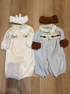 petit main ツーウェイ・ドレスオール 2枚セット