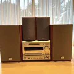 動作品DENON D-F102 高音質コンポ一式説明書付属完備木製SP良品中古