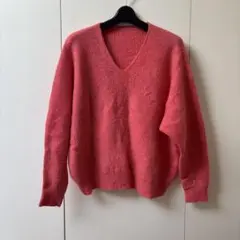 可愛い色目のアルパカ混ニット（美品）