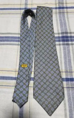 CELINE 幾何学模様 ネクタイ