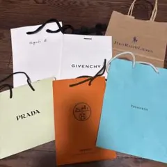 紙袋 ブランド まとめ6点セット