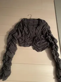 ザラ グレークロップドカシュクールカーディガン