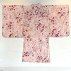 組曲 (くみきょく)花柄ピンク浴衣 Mサイズ 110-120