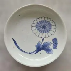 初期伊万里蔵出しコレクション骨董古美術 江戸前期染付 皿 花文 飾り皿