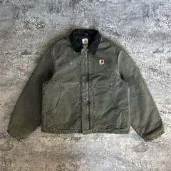 Carharttカーハート　J22 モースグーリン　トラディショナルジャケット 00's Carhartt Traditional Jacket J22 Moss Green MADE IN USA XXL