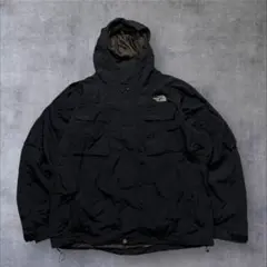 ノースフェイス HYVENT マウンテンパーカー マルチポケット ブラック