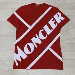 〔極美品〕モンクレール　プリント　Tシャツ　レッド　赤　S 国内正規品 5S74