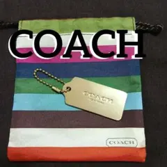 COACH ★キーホルダー チャーム ゴールド　保存袋つき