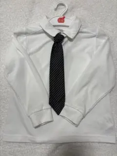 ホワイトシャツ 110cm ネクタイ付き