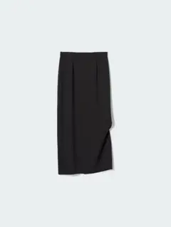 ユニクロ　ストレッチダブルフェイスナロースカート