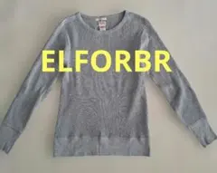 ELFORBR ワッフル長袖Tシャツ XS