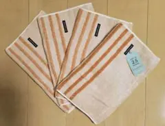 新品未使用　モウカワイターノ　フエイスタオル　今治タオル　４枚セット