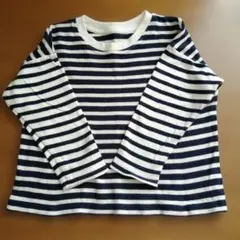 UNIQLO長袖ボーダーカットソー 100
