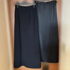 マチ子様専用！東京ソワール　黒のロングスカート11号