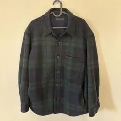UNIQLO ブラックウォッチ オーバーシャツジャケット Lのサムネイル
