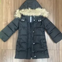 GAP kidsブラックダウンコート XS(110)