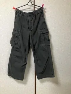 GU カーゴパンツ ダークグレー　サイズL
