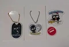 サンリオ　バッドばつ丸　キーホルダー　アクリルスタンド