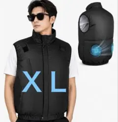 ミドリ安全 空調服 ベスト ファン バッテリーセット ネイビー LL