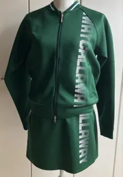 キャロウェイ ダンボールスウェット セットアップ グリーン レディース サイズM