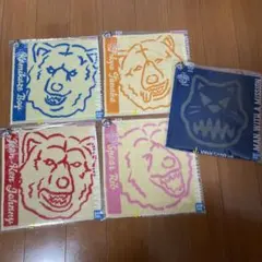 MAN WITH A MISSION　 一番くじ　J賞 ハンドタオル　5種セット