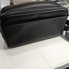 COACH 黒 レザー クラッチバッグ