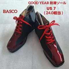 新品未使用 COBACK コバック ゴルフ スパイク 靴 シューズ 本革 赤 黒