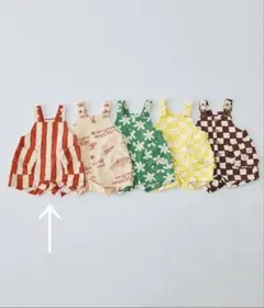 p.premier ストライプオーバーオール　zarababy