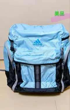 【値下げ！】 adidas リュック・水色/黒　54リットル （1回使用）