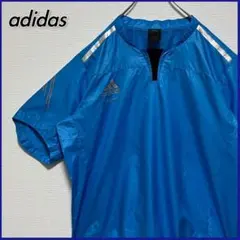 【良品】 adidas アディダス ワンポイントロゴ 半袖ピステトップのサムネイル