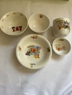 アンパンマン 陶器　食器セット　5点まとめ売り