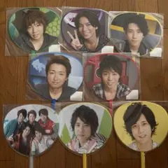 ARASHI ミニうちわ 5×10 アニバーサリー 8枚セット