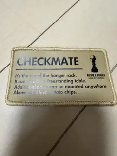 BRUNT CHECKMETE ワッペン