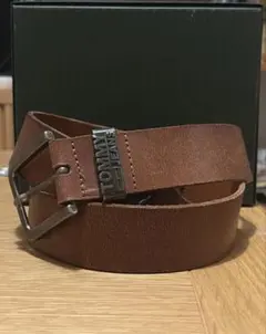 TOMMY HILFIGER ブラウンレザーベルト