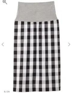 エンジェリーベ　ギンガムチェック　タイトスカート　S-M
