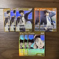 名探偵コナンカードゲーム 萩原研二 松田陣平 萩原千速 9枚セット