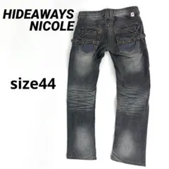 【美品】HIDEAWAYS NICOLE ストレートデニム size44