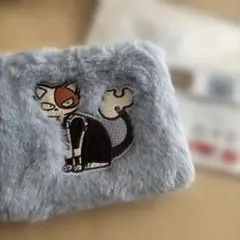 나의 히어로 아카데미아 もふもふ刺繍ポーチ 轟焦凍