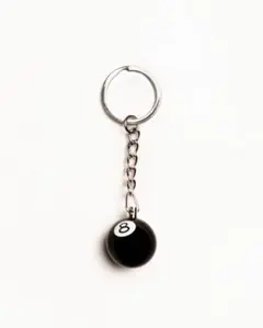 Stussy 8 BALL KEYCHAIN "Black"のサムネイル
