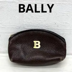 ゆ167★ BALLY レザー 小銭入れ コインケース ブラウン バリー